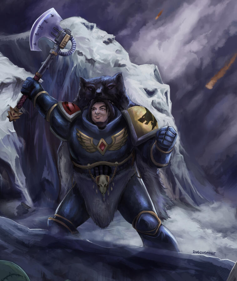 Space Wolf Warhammer